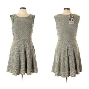 New Coconinno Vintage Berkeley Sleeveless Sweater Dress Size XL Green Wool